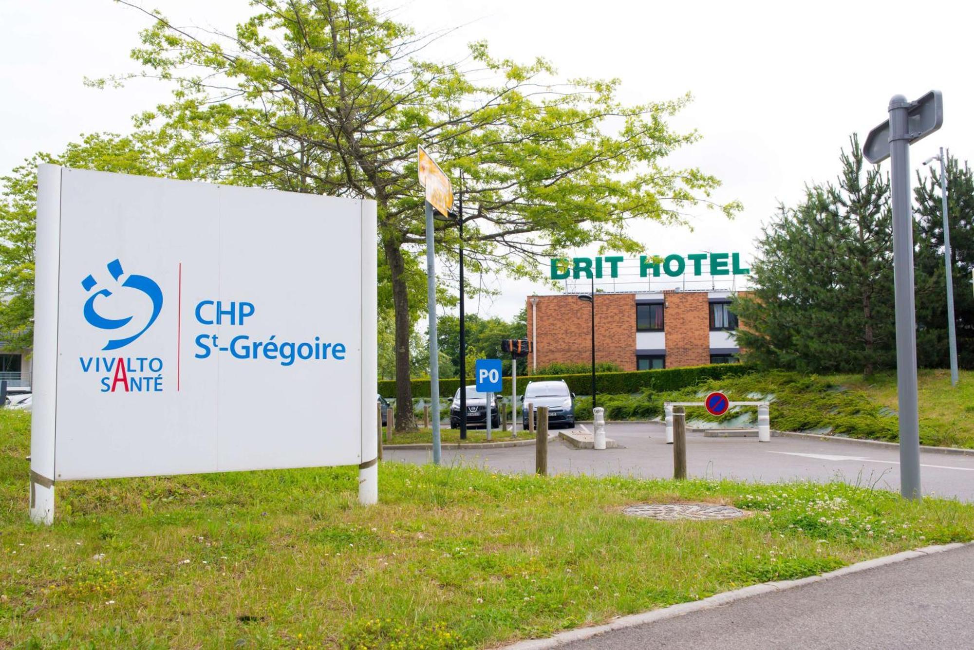 Brit Hotel Rennes St Gregoire - Le Villeneuve Saint-Grégoire Eksteriør billede